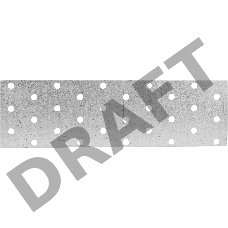 Пластина соединительная ПС-2.0, 60х200 х 2мм, ЗУБР