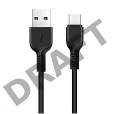 Кабель USB 2.0 hoco X13, AM/Type-C M, черный, 1м