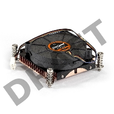 Кулер ExeGate EX286161RUS ESNK-0049.PWM.1U.2011/66.Cu (Медный, 1U, socket LGA2011/2066, TDP 115W, Fan 75mm, PWM, 2000-5000RPM, 2 ball bearing, 4pin, 46-54db, ресурс 70000 часов, 345г, на винтах, с термопастой, Retail box)