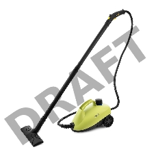 Пароочиститель напольный Kitfort KT-951 1250Вт черный/желтый