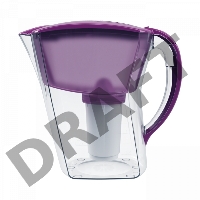 Фильтр Кувшин Аквафор Аквамарин цикламен,  Объем 3,8л/1,7л (воронка). Ресурс 350л, модуль A5. Энциклопа