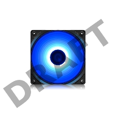 Вентилятор DEEPCOOL RF120B 120x120x25мм (96шт./кор, LED Blue подсветка, 1300об/мин) Retail
