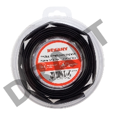 Трубка термоусаживаемая 6,0/3,0 мм черная, ролик 2,44 м REXANT