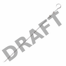 Шампур угловой 450 х10 мм, толшина 1 мм  СОКОЛ