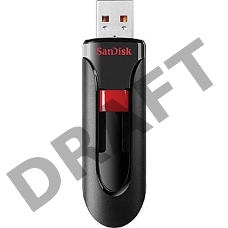 Флеш Диск 256GB SanDisk CZ60 Cruzer Glide, USB 2.0, Black