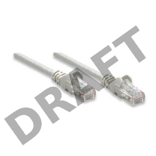 Патч-корд UTP кат. 5e,  3м Exegate серый