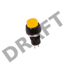 Выключатель-кнопка  250V 1А (2с) (ON)-OFF  Б/Фикс  желтая  Micro  REXANT