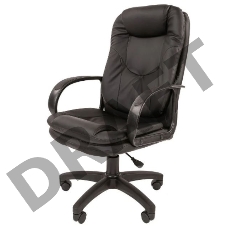 Офисное кресло Стандарт СТ-68  черное (экокожа)