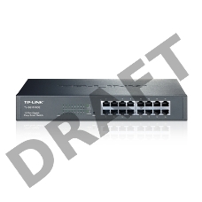 Сетевой коммутатор  TP-Link SMB TL-SG1016DE 16-Port Gigabit Easy Smart Switch, 16 10/100/100Mbps RJ45 ports, MTU/Port/Tag-based VLAN, QoS, IGMP Snooping