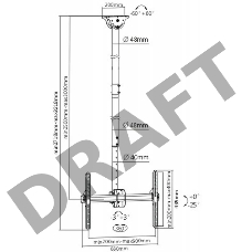 Кронштейн для телевизора Arm Media LCD-3000 черный 32