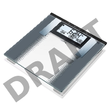 Весы напольные электронные Sanitas SBG 21 макс.180кг прозрачный