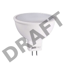 Лампа светодиодная PLED-ECO-JCDR 5Вт 3000К тепл. бел. GU5.3 400лм 220-240В JazzWay 1037077A