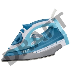 Утюг DELTA LUX DL-712 белый с серо-голубым     