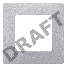 Рамка 1пост, алюм. ETIKA 