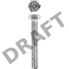 Болт ГОСТ 7798-70, M12 x 90 мм, 5 кг, кл. пр. 5.8, оцинкованный, ЗУБР