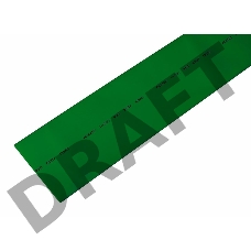 Термоусаживаемая трубка REXANT 50,0/25,0 мм, зеленая, упаковка 10 шт. по 1 м