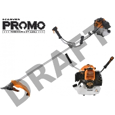 Мотокоса CARVER PROMO PBC-43  1.7л.с. 7600об/мин нож 255х25.4х1.3мм леска 2.4мм