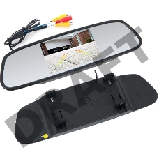 Зеркало заднего вида с монитором Swat VDR-2U 5