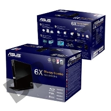 Привод Blu-Ray Asus SBC-06D2X-U/BLK/G/AS черный USB slim внешний RTL