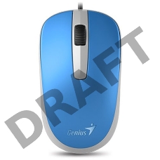 Мышь Genius Mouse DX-120 ( Cable, Optical, 1000 DPI, 3bts, USB ) Blue