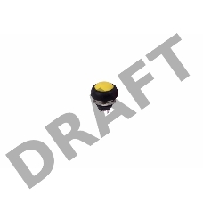 Выключатель-кнопка  250V 1А (2с) OFF-(ON)  Б/Фикс  желтая  Micro  REXANT