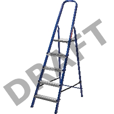 Лестница-стремянка стальная Mirax 5 ступеней, 101 см