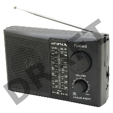 Радиоприемник портативный Supra ST-10 черный