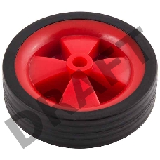 Колесо пластиковое Рыжий кот 88 мм