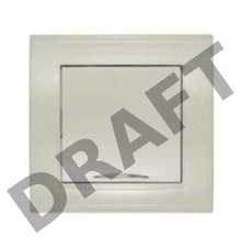 Выключатель 1-кл. СП Бриллиант 10А IP20 с подсветкой сл. кость Universal 7948615