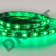 LED лента с USB коннектором 5 В, 8 мм, IP65, SMD 2835, 60 LED/m, цвет свечения зеленый