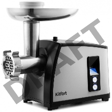 Мясорубка Kitfort KT-2105 1800Вт серебристый/черный