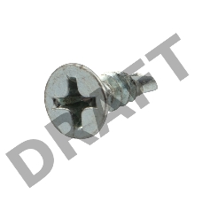 Саморез оконный KRANZ сверло, 3.9х13, белый цинк, короб (500 шт./уп.)