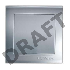 Выключатель 1-кл. СП Бриллиант 10А IP20 серебр. Universal 7949612