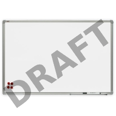 Демонстрационная доска 2X3 TSA129P3 магнитно-маркерная керамика 90x120см алюминиевая рама