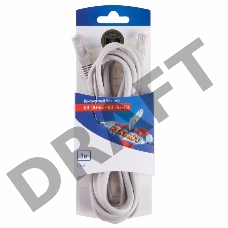 Rexant Пaтч-корд U/UTP, категория 5e, RJ45-RJ45, неэкранированный, PVC серый, 3м