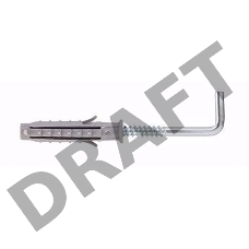 Дюбель KRANZ с прямым крюком 6, короб (200 шт./уп.)