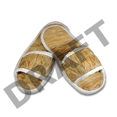 Тапочки для бани Банные штучки 33260 женские, из лыка