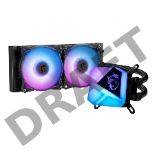 Водяное охлаждение для процессора MAG CORELIQUID C240 2x ARGB Fan, ARGB Block, Color Box (851279)