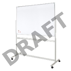 Доска магнитно-маркерная 2X3 TDS1510UKF лак 100x150см на роликах не поворотная