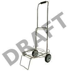 Тележка BMC-12LS хромированная, металлич. колеса (70кг)