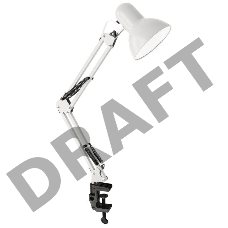 Светильник UF-312P С01 настол. 230В 60Вт бел. Ultraflash 12894
