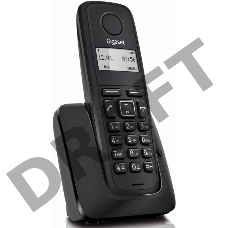 Р/Телефон Dect Gigaset A116 черный АОН