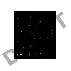 Встраиваемая индукционная варочная панель LEX EVH 430 BL  стеклокерамика ширина 45см цвет черный