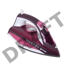 Утюг VITEK VT-1215 (PK) максимальная мощность 2400 Вт.Подошва Ceramic Ultra Care.
