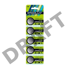 Батарейка литиевая Ergolux CR2032 BL-5 (CR2032-BP5, 3V) (5 шт. в уп-ке)