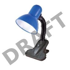 Светильник TLI-202 Blue E27 настол. син. Uniel 00755