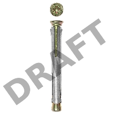 Анкер рамный с потайной головкой, 10х72мм, 4шт, Pz, оцинкованный, ЗУБР