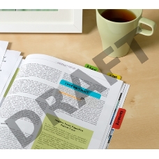 Закладки самокл. разделители пластиковые Stick`n 21359 37x50мм 3цв.в упак. 10лист на линейке с цветным краем европодвес