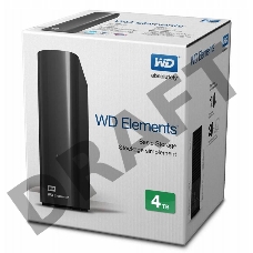 Внешний Жесткий диск WD Original USB 3.0 4Tb WDBWLG0040HBK-EESN Elements Desktop 3.5