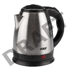Чайник электрический, нержавеющая сталь 1,5 литра, 1850 Вт/220В  (DX3015)  DUX